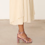 MIM Sandalia de tacón NORI PETIT MALVA