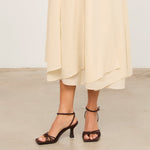 MIM Sandalia de tacón PAM CHOCOLATE