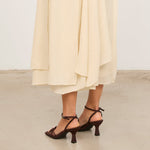 MIM Sandalia de tacón PAM CHOCOLATE