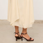 MIM Sandalia de tacón PAM CHOCOLATE