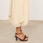 MIM Sandalia de tacón PAM CHOCOLATE