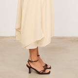 MIM Sandalia de tacón PAM CHOCOLATE