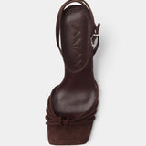MIM Sandalia de tacón PAM CHOCOLATE