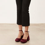 MIM Sandalia de tacón SIRA BURDEOS