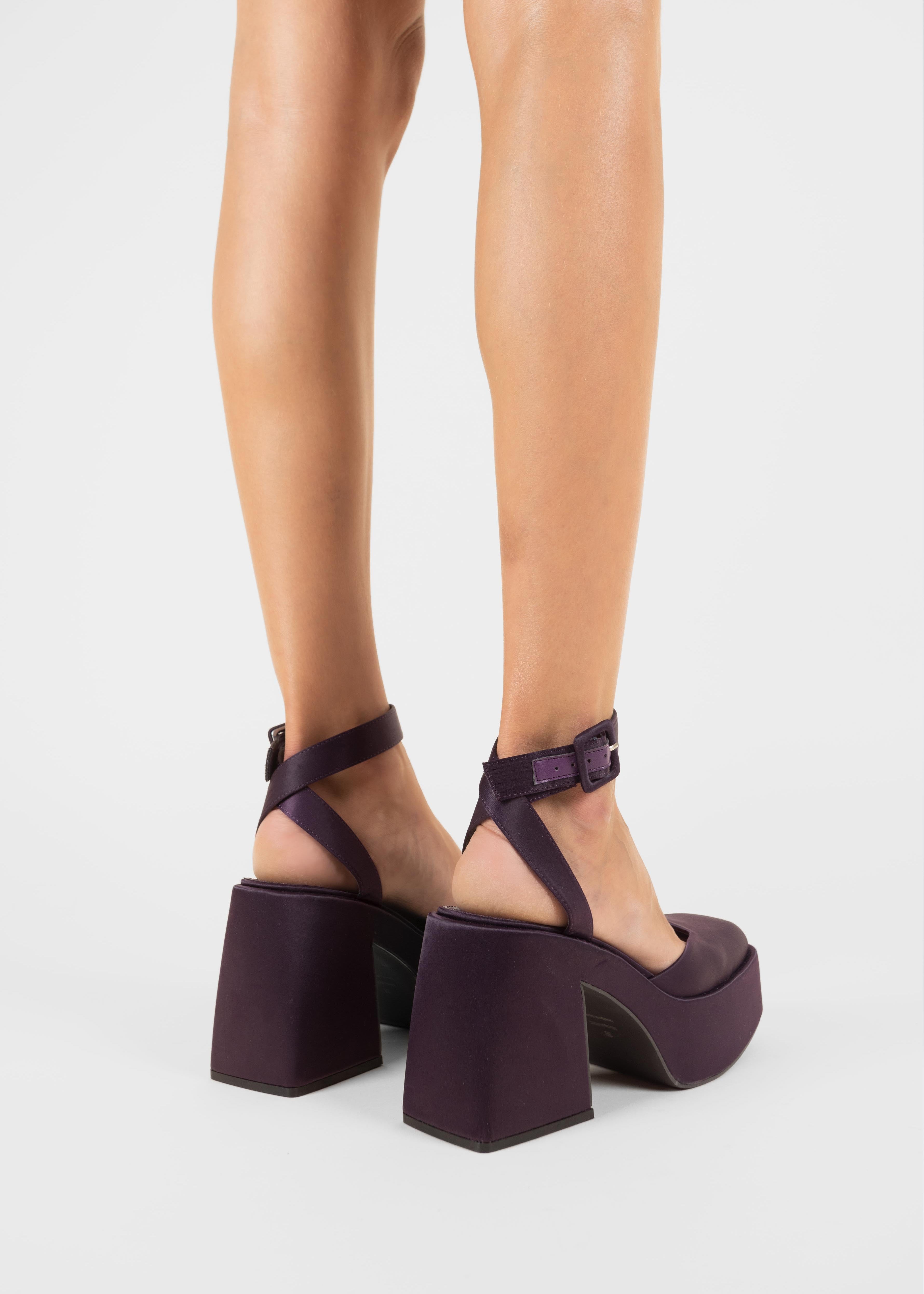 MIM Sandalia de tacón TINA MORADO