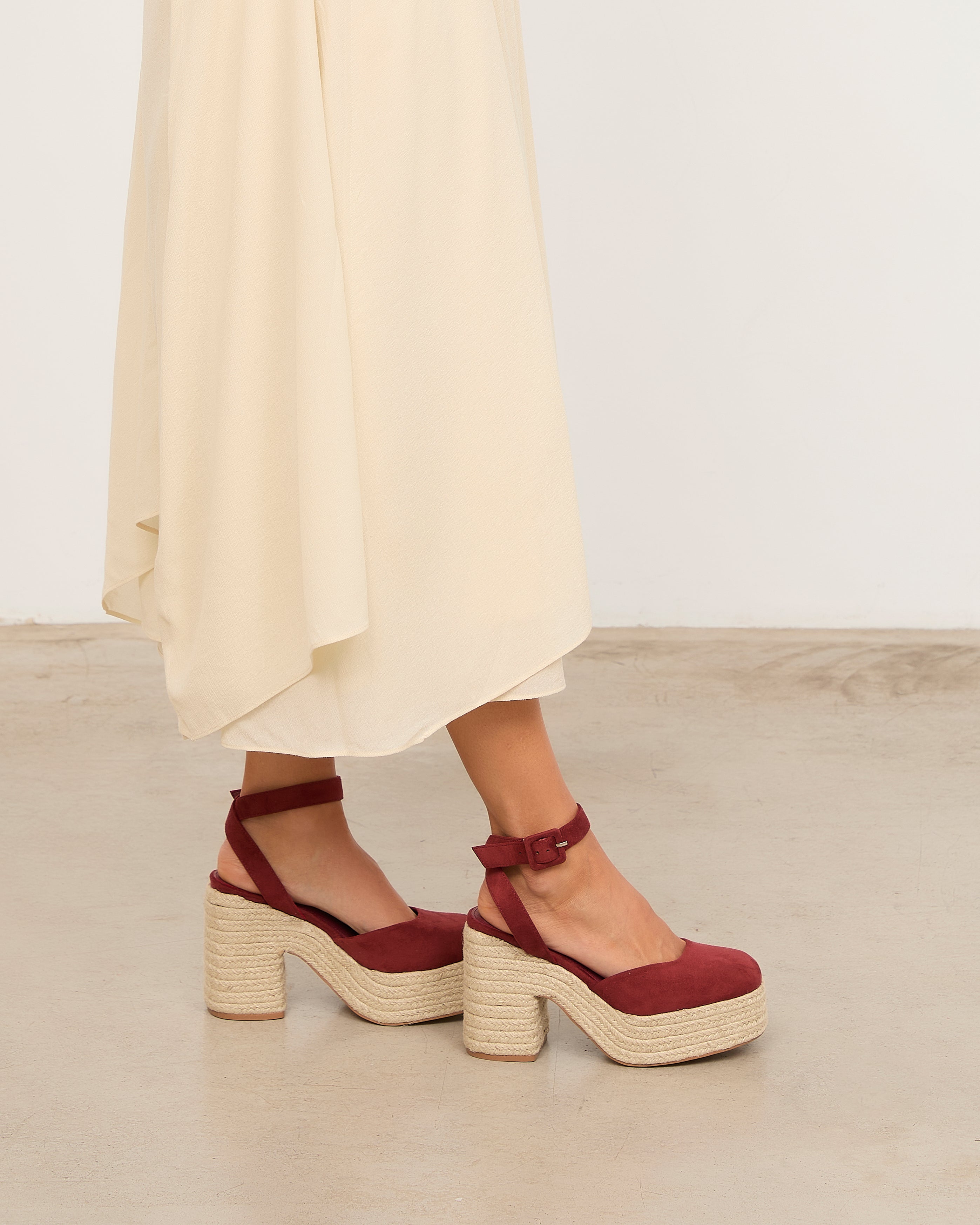 MIM Sandalia de tacón TINA TEJA