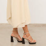 MIM Sandalia de tacón WILLY BEIGE