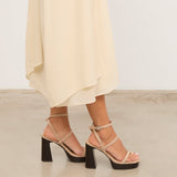 MIM Sandalia de tacón WILLY BEIGE