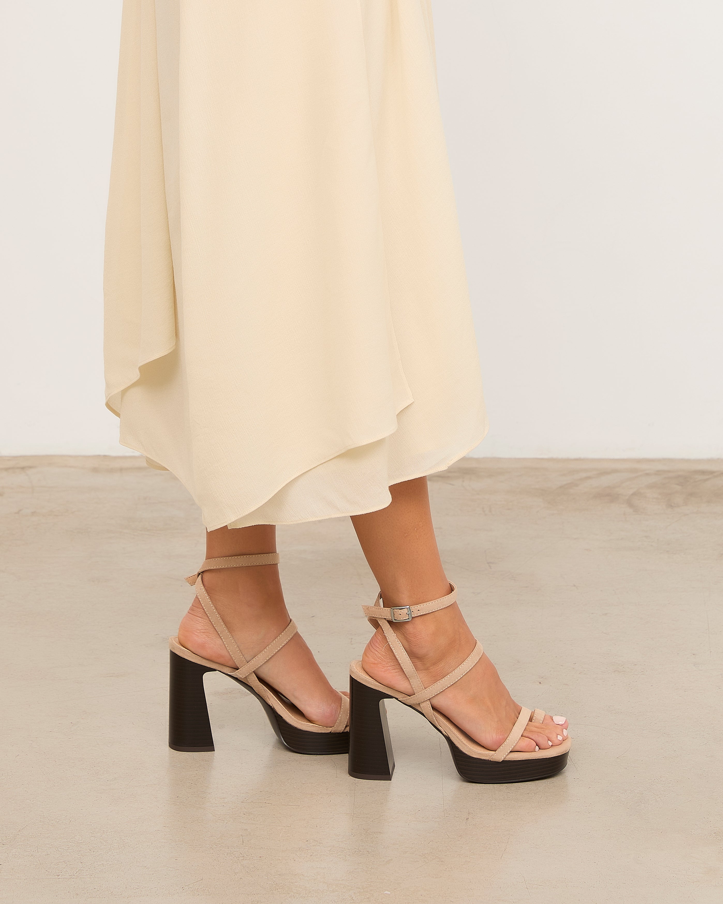 MIM Sandalia de tacón WILLY BEIGE