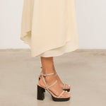 MIM Sandalia de tacón WILLY BEIGE