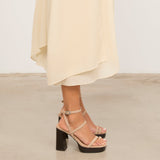MIM Sandalia de tacón WILLY BEIGE