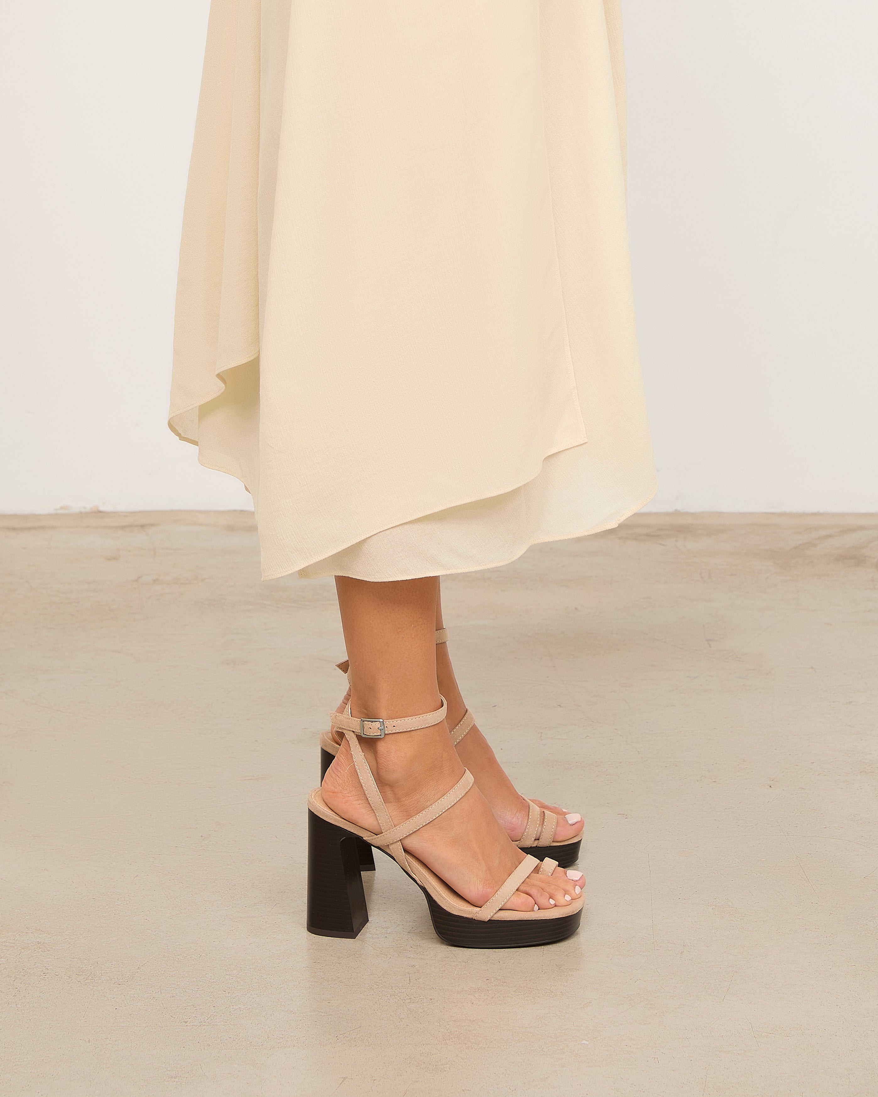 MIM Sandalia de tacón WILLY BEIGE