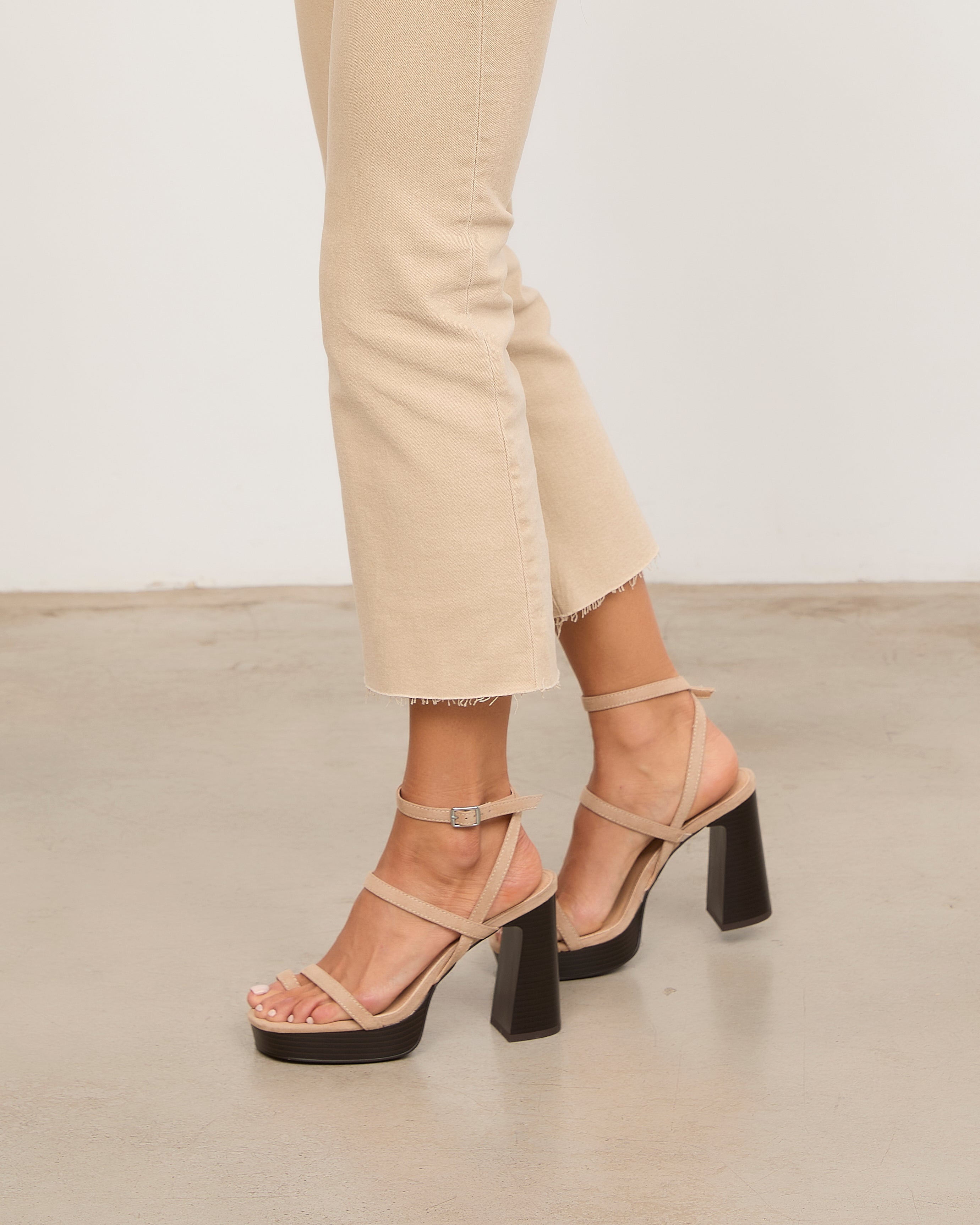 MIM Sandalia de tacón WILLY BEIGE