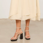 MIM Sandalia de tacón WILLY BEIGE