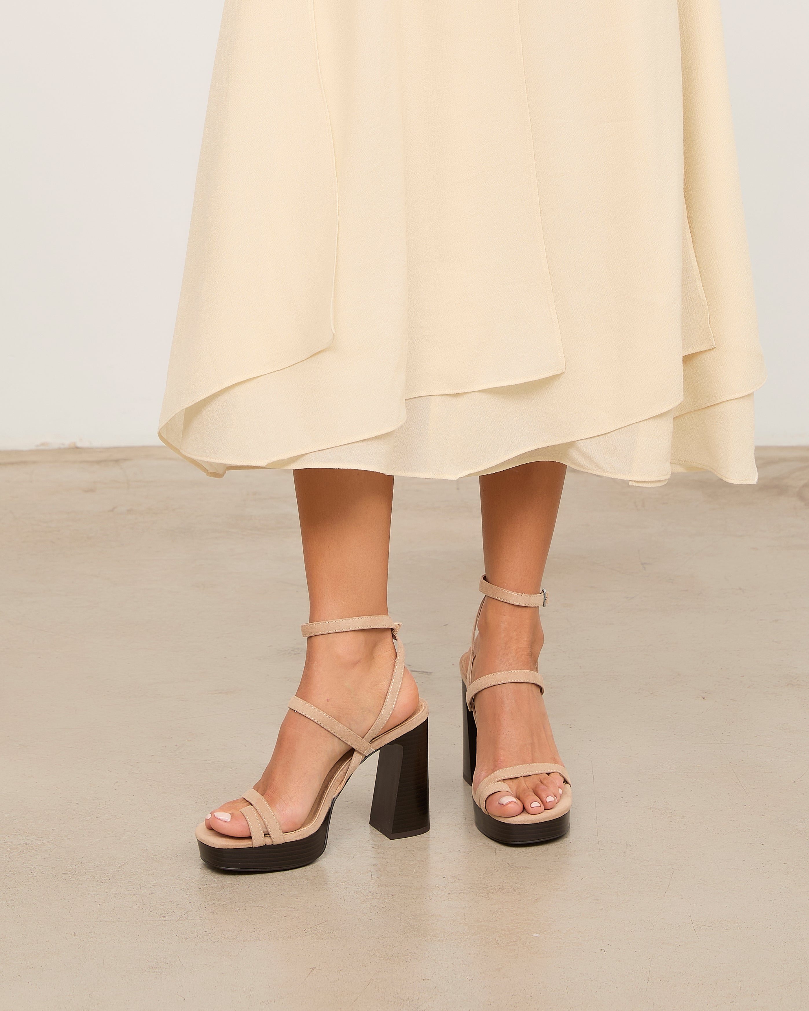 MIM Sandalia de tacón WILLY BEIGE