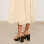 MIM Sandalia de tacón WILLY BEIGE