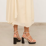 MIM Sandalia de tacón WILLY BEIGE