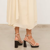 MIM Sandalia de tacón WILLY BEIGE