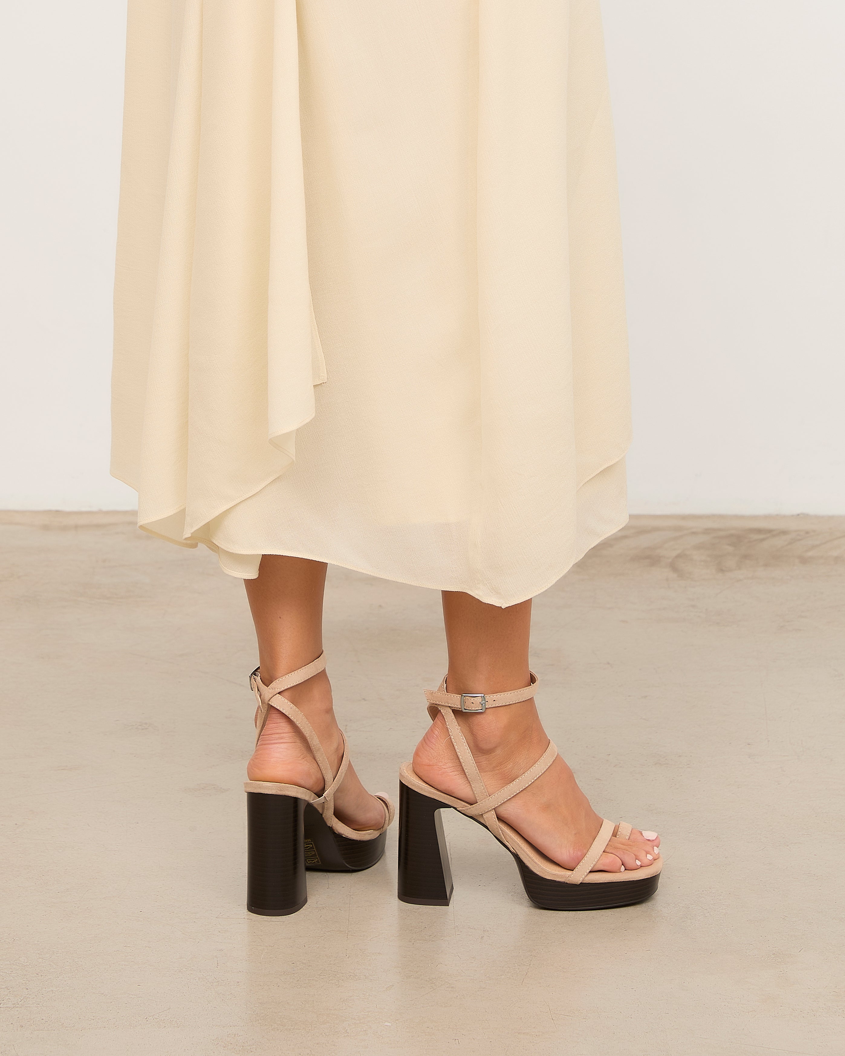 MIM Sandalia de tacón WILLY BEIGE