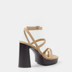 MIM Sandalia de tacón WILLY BEIGE