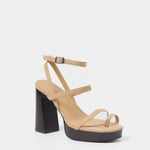 MIM Sandalia de tacón WILLY BEIGE