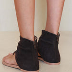 MIM Sandalia plana Gisela Morado