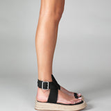 MIM Sandalia plana NIO NEGRO