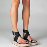 MIM Sandalia plana NIO NEGRO