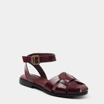 MIM Sandalia plana ODD BURDEOS