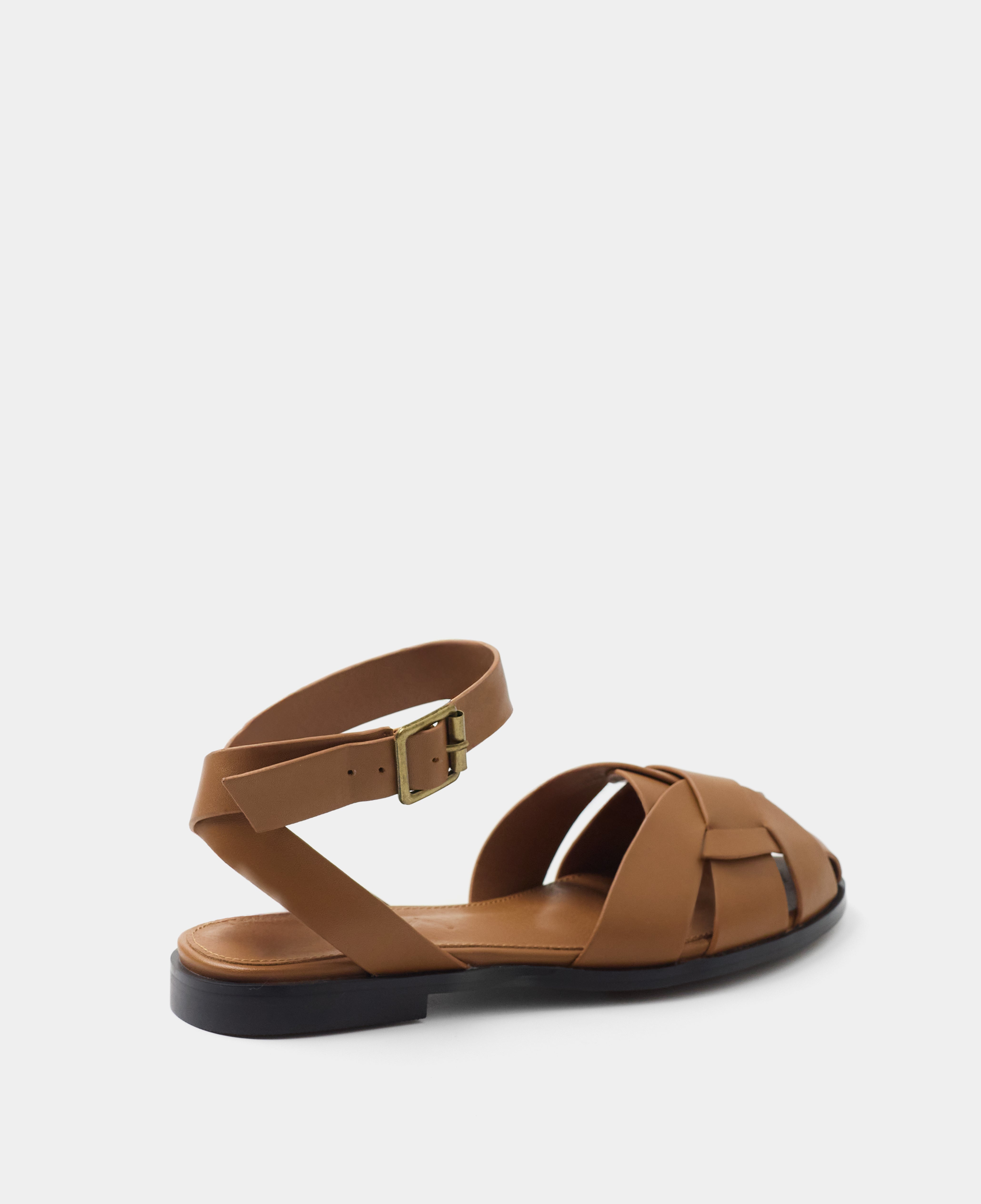 MIM Sandalia plana ODD CAMEL