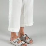 MIM Sandalia plana SAYA ECRU