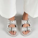 MIM Sandalia plana SAYA ECRU