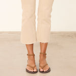 MIM Sandalia plana TEN CAMEL