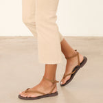 MIM Sandalia plana TEN CAMEL