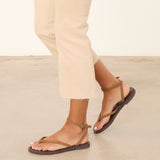 MIM Sandalia plana TEN CAMEL