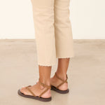 MIM Sandalia plana TEN CAMEL