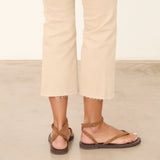 MIM Sandalia plana TEN CAMEL