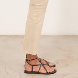 MIM Sandalia plana ZAYN CHOCOLATE