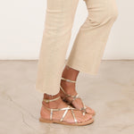 MIM Sandalia plana ZAYN DORADO