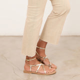 MIM Sandalia plana ZAYN DORADO