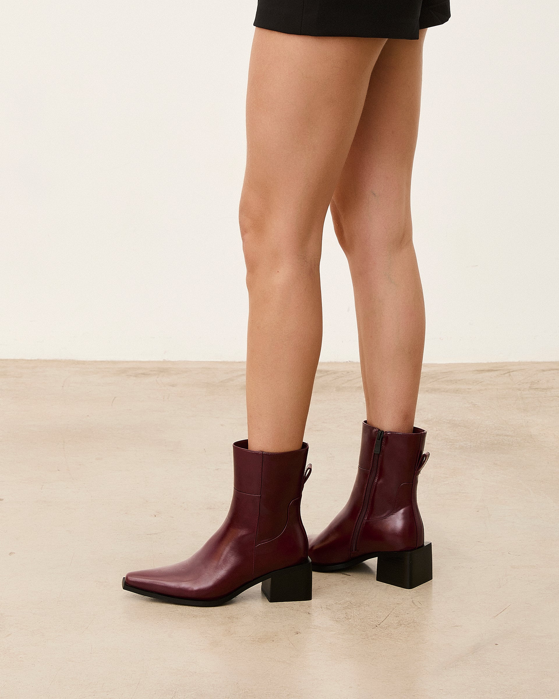 Mim shoes Botas y botines ALLEY BURDEOS