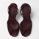 Mim shoes Sandalia de tacón ANYA BURDEOS