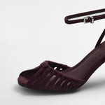 Mim shoes Sandalia de tacón ANYA BURDEOS