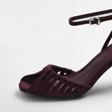 Mim shoes Sandalia de tacón ANYA BURDEOS