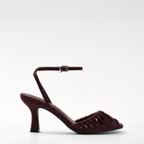 Mim shoes Sandalia de tacón ANYA BURDEOS