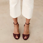 Mim shoes Sandalia de tacón ANYA BURDEOS