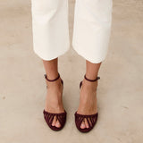 Mim shoes Sandalia de tacón ANYA BURDEOS