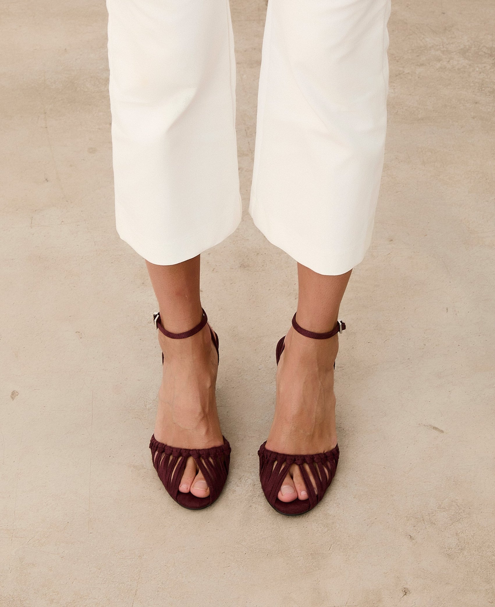 Mim shoes Sandalia de tacón ANYA BURDEOS