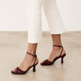 Mim shoes Sandalia de tacón ANYA BURDEOS