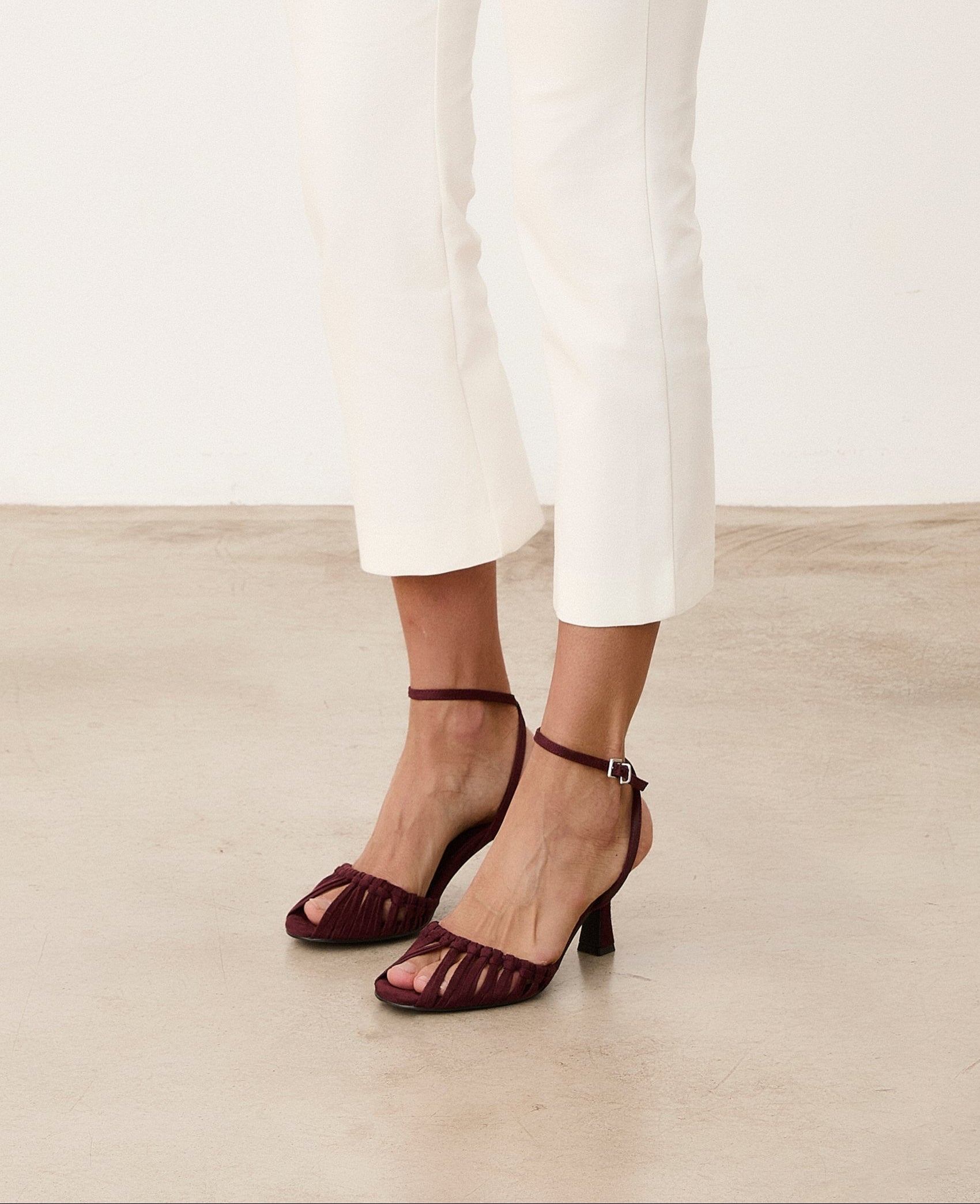 Mim shoes Sandalia de tacón ANYA BURDEOS